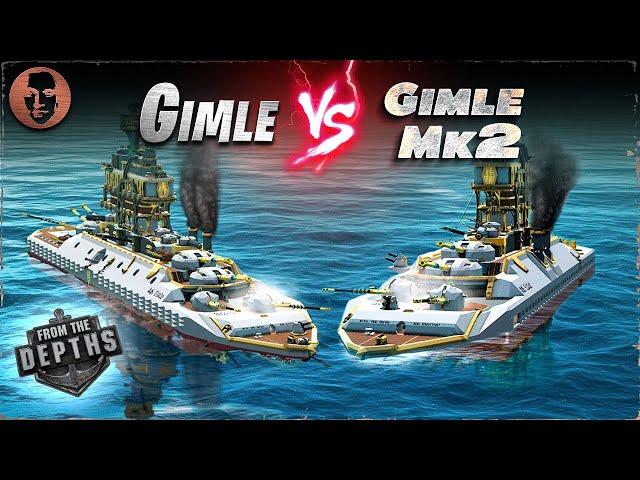 Gimle VS. Gimle Mk2 - From the Depths Battleship Battle