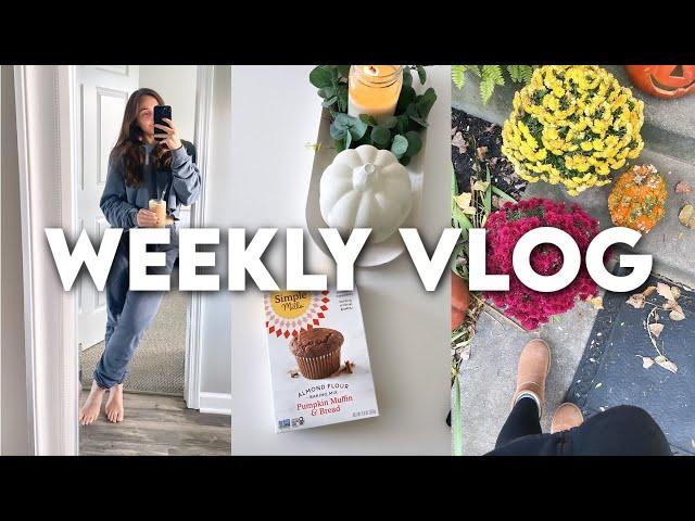 WEEKLY VLOG | Pumpkin Muffins, F45 Workout, Wedding Updates, Fall Fest, Movie Night!