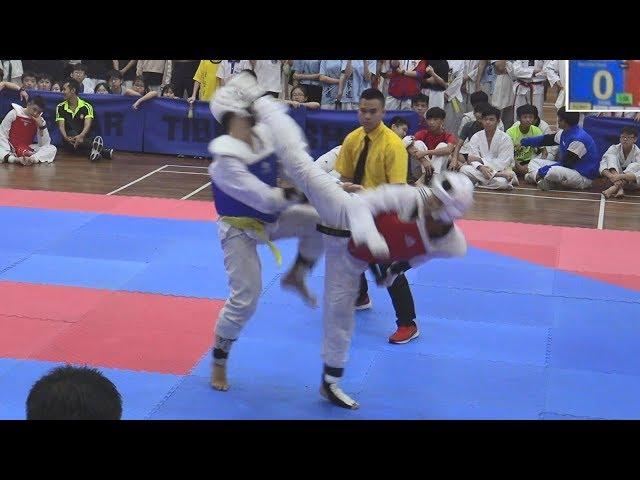 Chee Xueyi Kyorugi - 1st Chinese Private Schools Taekwondo Championship