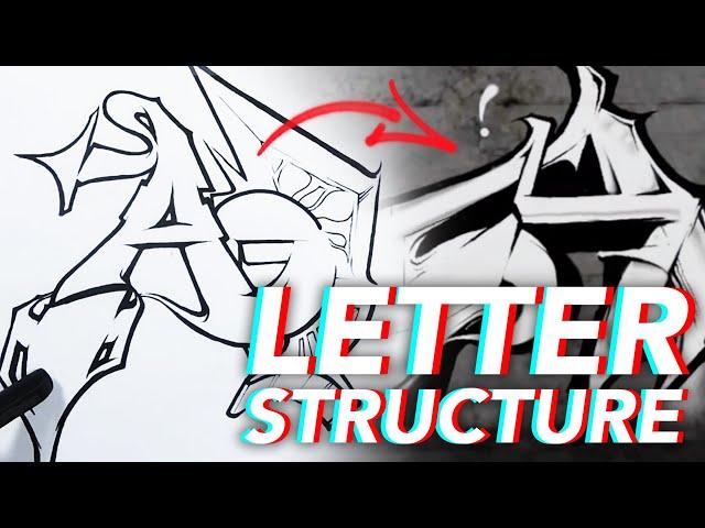 Graffiti Tutorial: How to improve Letter Structure | Letter A