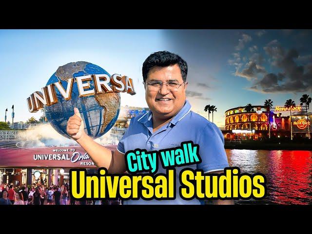 Universal Studios City walk Florida| Disney Spring se best hai?