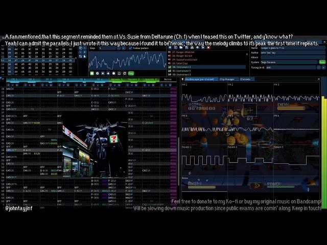 ranger-x goes to 7-11 (ym2612 + sn76489 original medley)