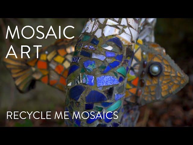 Mosaic Art made by Recycle Me Mosaics ~ A glimpse into the mosaic world of Katy Galbraith