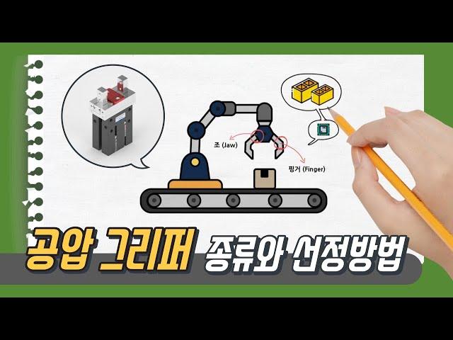 공압 그리퍼 종류와 선정방법 (애니메이션)