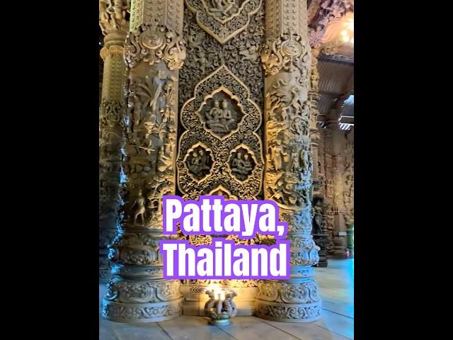 Inside the Sanctuary of Truth.  Pattaya Thailand #sanctuaryoftruth  #pattaya #thailifestyle