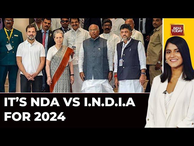 INDIA Vs NDA: Opposition Alliance Reveals New Name | Highlights From The Crucial Meeting