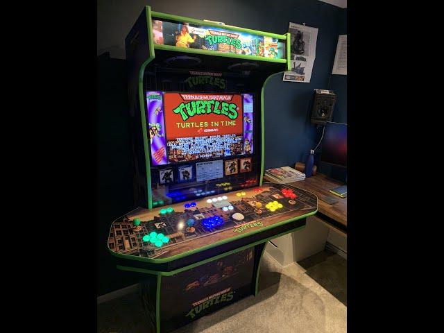 How to build an Arcade Cabinet / Machine (TMNT design)