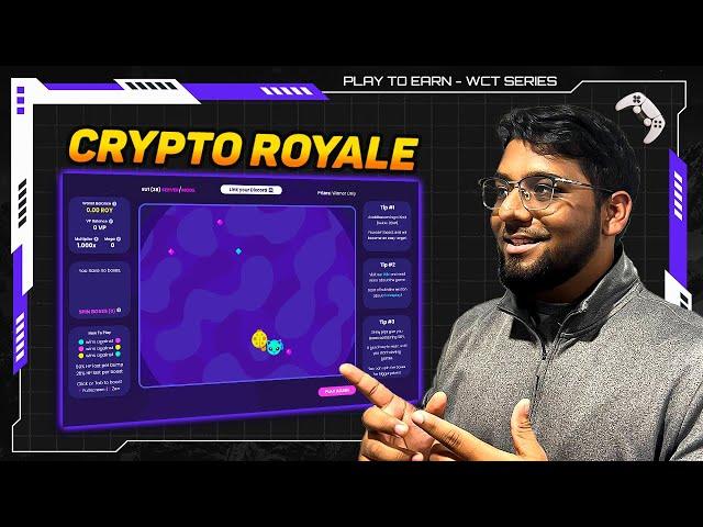 Play to Earn Cash With Crypto Royale - Crypto Battle Royale Game!