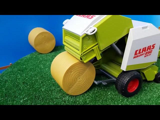 BEST of RC Bruder Tractors Bale wrapper videos!