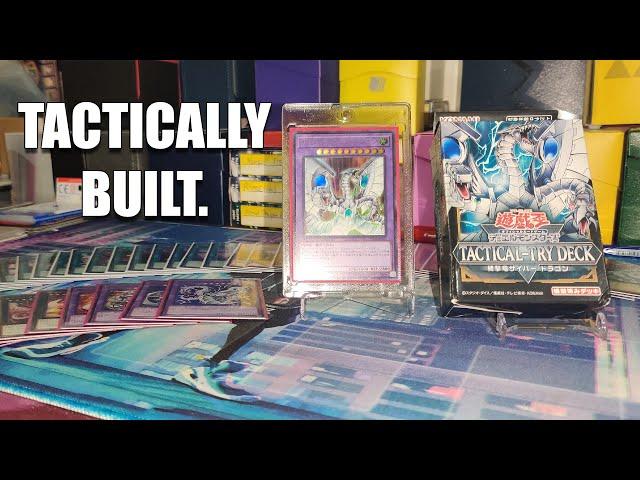 THE BEST STRUCTURE DECK I'VE EVER OPENED - TACTICAL TRY CYBER DRAGON DECK [TCG]