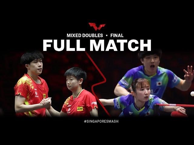 FULL MATCH | WANG / SUN vs HARIMOTO / HAYATA | XD F | #SingaporeSmash 2023