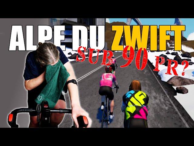 ALPE DU ZWIFT - Can I go sub 90?