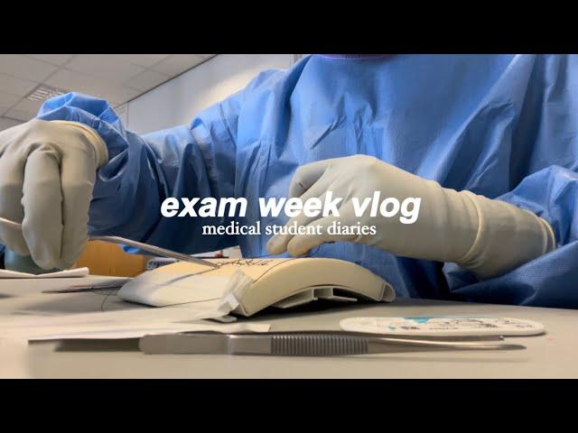 [med student diaries #12] EXAM WEEK VLOG | London medical school