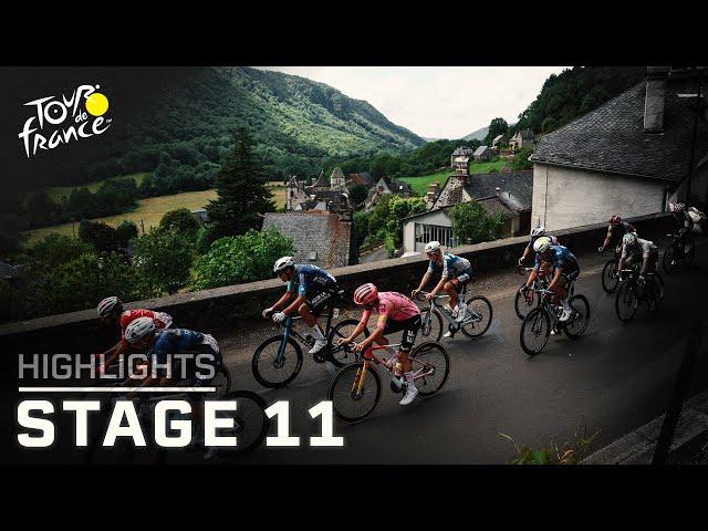 Tour de France 2024, Stage 11 | EXTENDED HIGHLIGHTS | 7/10/2024 | Cycling on NBC Sports