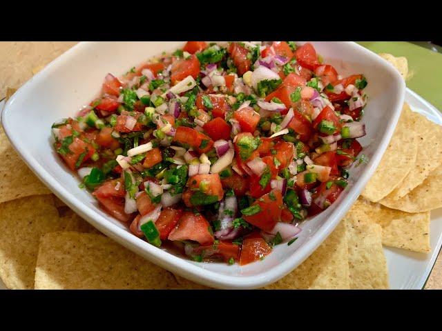 How to make the BEST Restaurant Style Pico de Gallo/Salsa at home | Cinco de Mayo Recipes