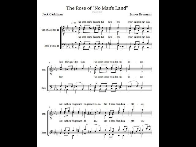 The Rose of No Man’s Land, tenor 1