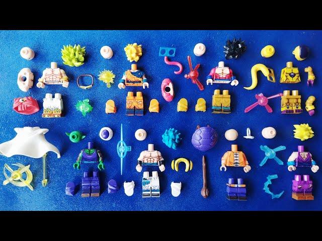 Lego strongest dragonball super | son goku ultra instinc, gold frieza, broly | unofficial lego