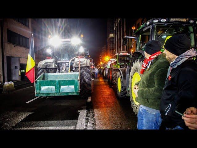 Farmers Protest in Brussels Amid EU Leaders Summit