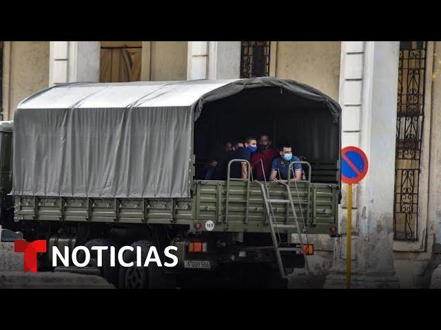 La represión del régimen cubano fue "una auténtica locura" | Noticias Telemundo