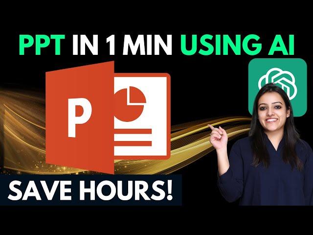 How to make PPT using AI in 2 mins | Powerpoint Presentation with Fotor AI | ChatGPT | Ritika AI