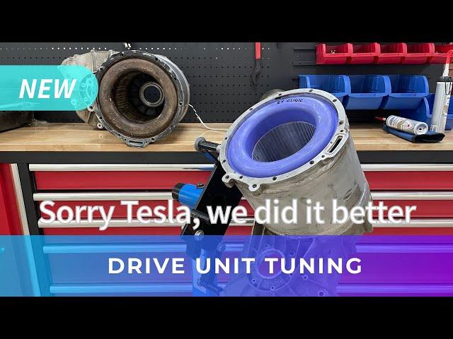 Tesla Large Drive Unit Reman and Tuning - Part 1