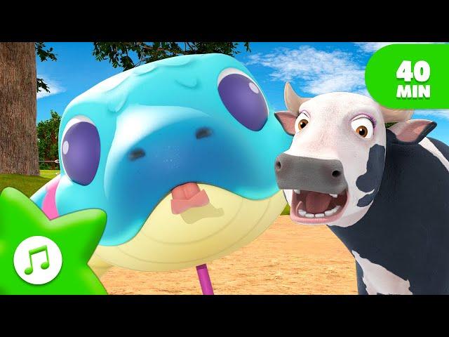 Soy una Serpiente y la Vaca Lola se equivoca |  40 MIN Canciones Infantiles | La Granja de Zenón