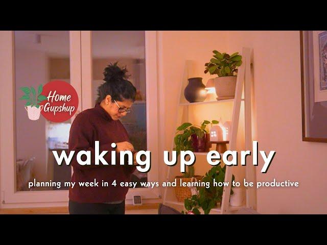 How I plan & schedule my week? Waking up early for a productive day | Home Organization Ideas