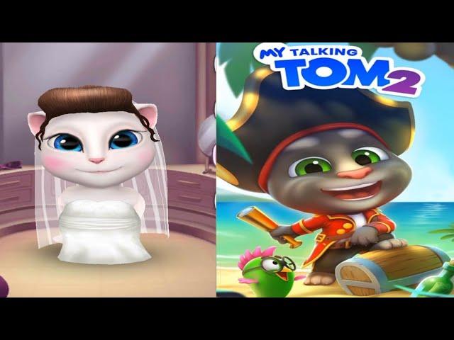 Angela And Talking Tom Both Friend's  Forever  | Nunnu Gaming |