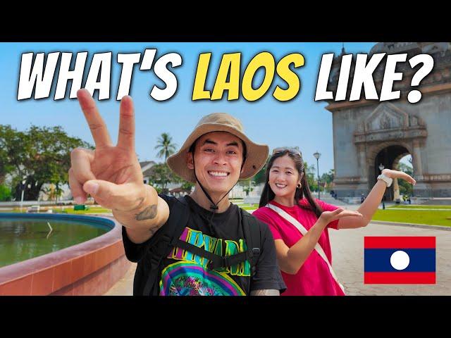 Our FIRST TIME In Vientiane, Laos  (Not What We Had In Mind)