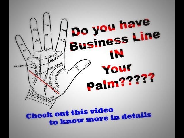 #businessline #DrSaiSuvajit Business Lines in Palmistry