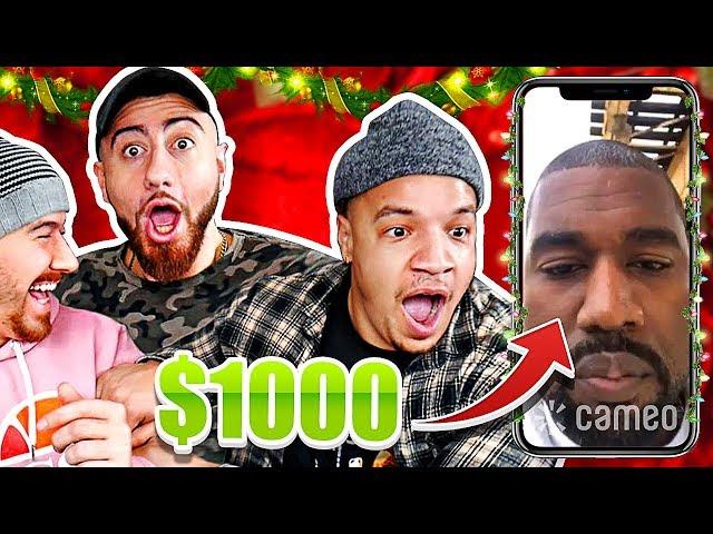 i Paid Celebrities $1000 To Sing Christmas Carols To My Friends!! (YOU WON'T BELIEVE WHO WE GOT!)