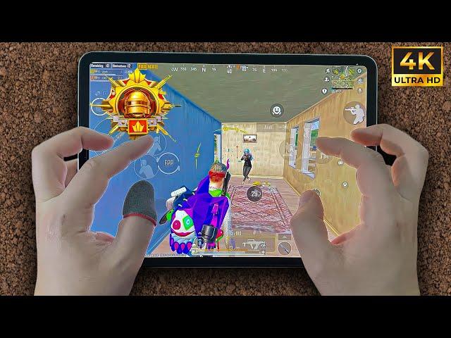 iPad Pro M2 PUBG HANDCAM  Smooth+120FPS ️  Pubg Test/ Gameplay/ Sensitivity + Control 