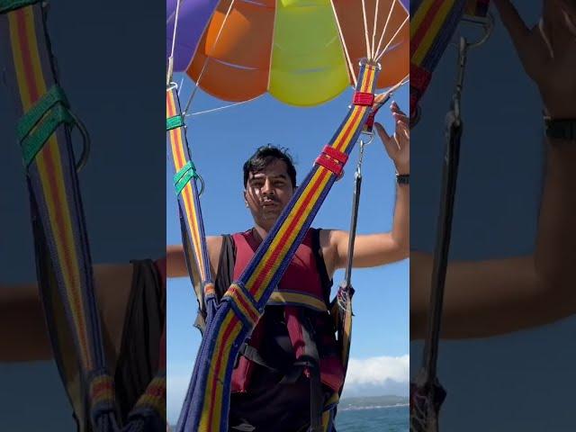 Parasailing at Goa  #shorts #youtubeshorts #shortvideo #youtube #tiktok #viral