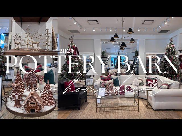 POTTERY BARN NEW HOME DECOR 2024 // NEW CHRISTMAS COLLECTION 2024