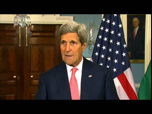 Secretary Kerry Delivers Remarks With Algerian Foreign Minister Lamamra