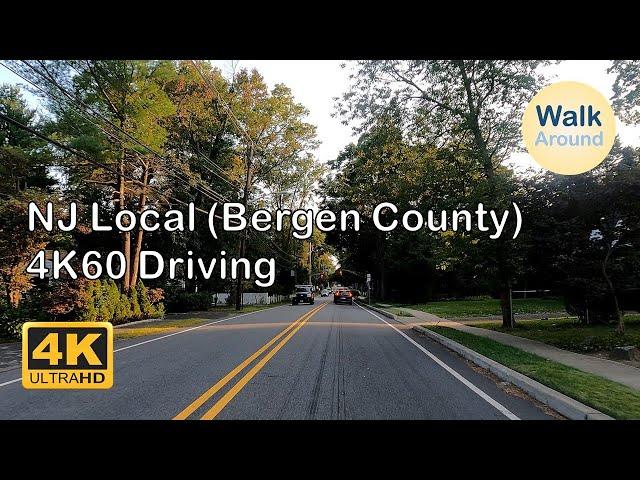 【4K60】 Driving - New Jersey Local (Bergen County)