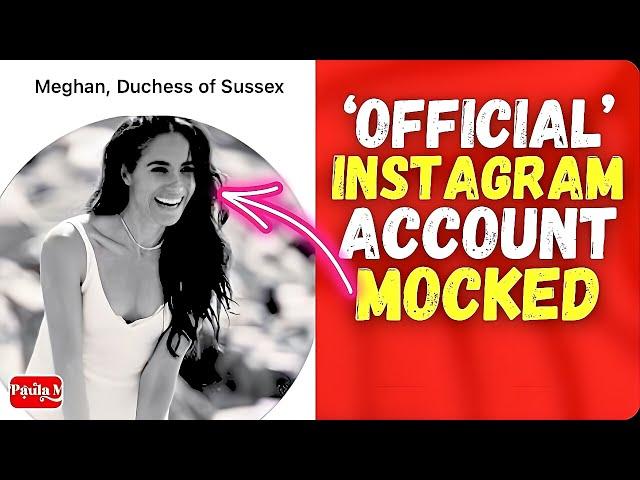 Embarrassing:Celebrities REFUSE to Follow Meghan's Instagram Account