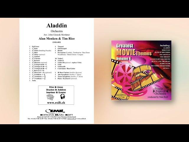 Alan Menken/Tim Rice: Aladdin - Editions Marc Reift - for Orchestra