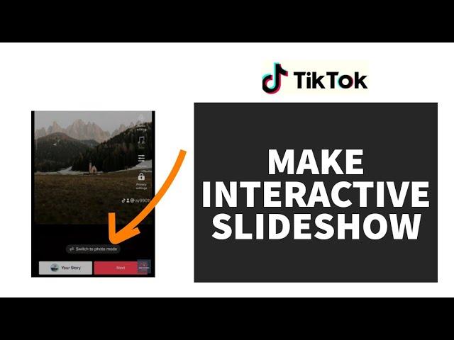 How To Make Interactive Slideshow On TikTok (2023) | Create Photo Slideshow On Tiktok (Step By Step)