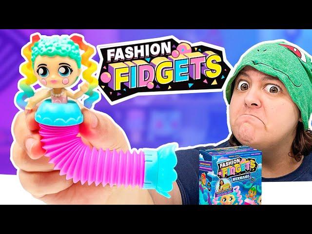 Honest Review MERMAIDS Fidget Toys Mystery Boxes?! Unboxing Fidget Fashions