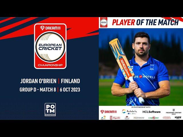 POTM: J.O'Brien - FIN vs TUR | Highlights | Dream11 ECC23 | 6 Oct 2023 | ECC23.050