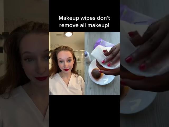 YOU NEED TO STOP USING MAKEUP WIPES #makeupwipes #makeupmistakes #esthetician