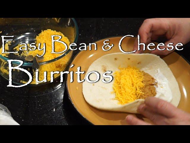 Easy Bean & Cheese Burritos - A Quick Meal Made Mild Or Spicy