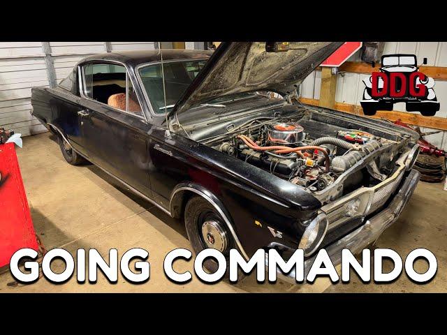 273 Transformation - 1965 Plymouth Barracuda Four Barrel Swap, Rare Commando Parts, And More