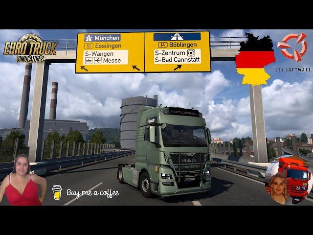 Euro Truck Simulator 2 (1.54) MAN TGX Euro6 by Gloover Delivery to Germany Rework + DLC's & Mods