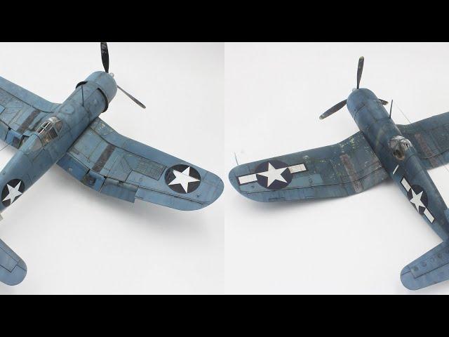 Weathering a Pacific Fleet and Guadalcanal Corsair: Tamiya 1/48 Vought F4U-1 FULL BUILD Part 5