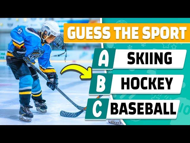 Guess the Sport from the Picture - Sport Quiz ️