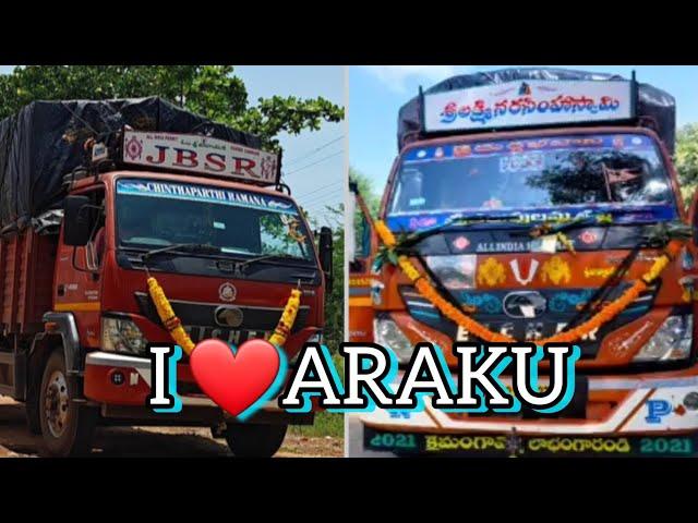 చలో అరకు || వాటర్ బాటిల్స్ లోడ్ || ఘాట్ రోడ్ల ప్రయాణం@TruckboyNani