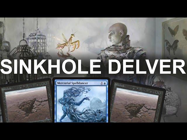 GET IN THE HOLE! Legacy Dimir Sinkhole Delver. Land Destruction Tempo Spelldancer Bowmaster MTG LotR