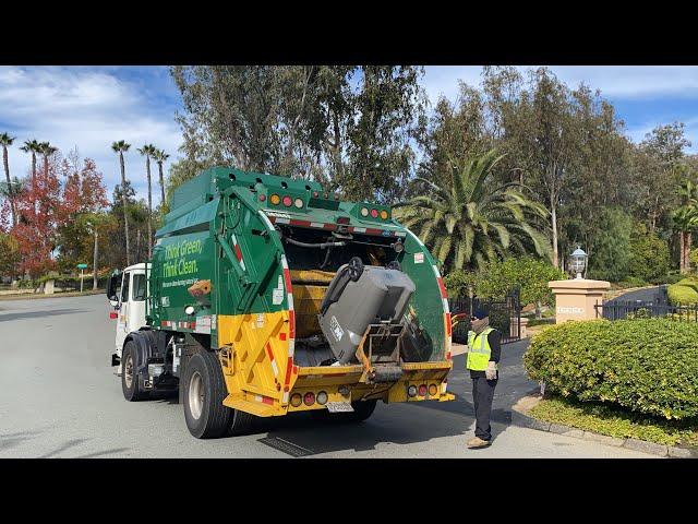 Waste Management Mini Rear Loader Tipping Trash Carts